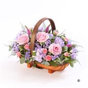 Grande Pink and Lilac Basket